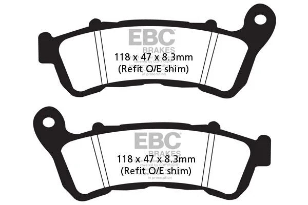 EBC Sintered Metal Front & Rear Brake Pads EPFA388HH