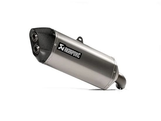 Akrapovic Slip-on Line Muffler Titanium Carbon End Cap Suzuki V-Strom (S-S10SO18-HAFT)