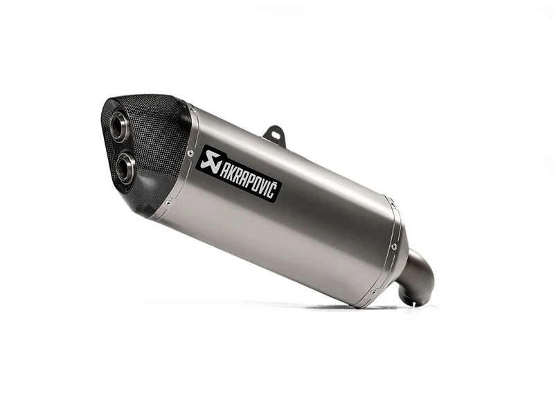 Akrapovic Slip-on Line Muffler Titanium Carbon End Cap Suzuki V-Strom (S-S10SO18-HAFT)