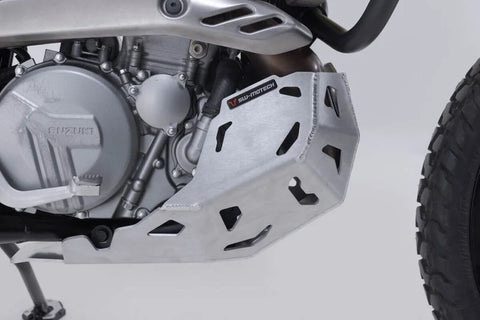 SW-Motech Engine Guard Silver — Suzuki DR Z4S / DR Z4SM
