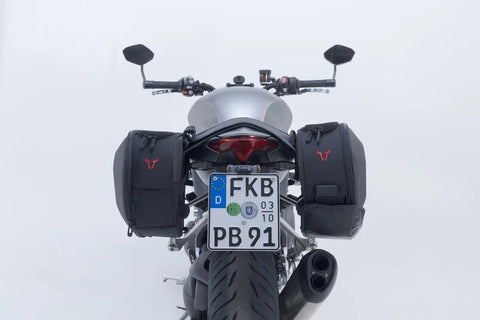 SW-Motech PRO Blaze H Saddlebag Set with Edge Protection & Heat Guard — Triumph