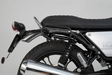 SW-Motech Legend Gear LC2 Side Bag System Brown Edition — Moto Guzzi (BC.HTA.17.595.20200)