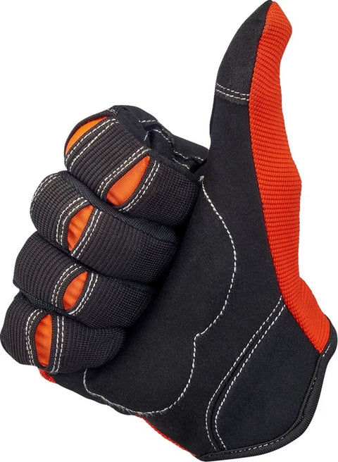Biltwell Gloves Moto Orange/Black