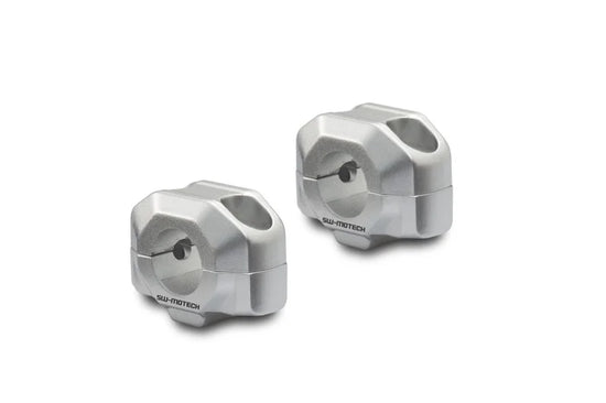 SW-Motech Bar Riser for 22MM Silver — Universal