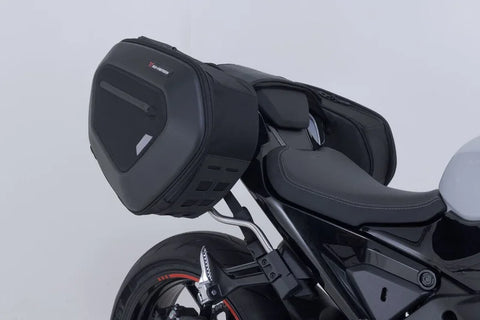 SW-Motech PRO Blaze H Saddlebag Set with Heat Guard — CFMoto SR-R 675