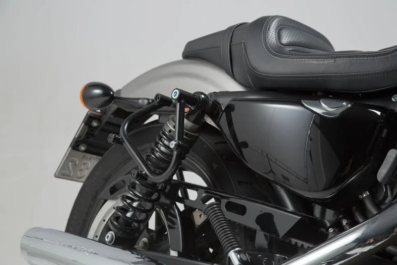SW-Motech Side Carrier SLC Right Black Harley Sportster models