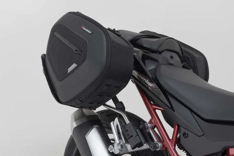 SW-Motech PRO Blaze H Saddlebag Set with Edge Protection & Heat Guard — Honda Hornet