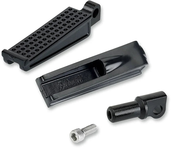 Biltwell Sanderson Steel Footpegs Black Electroplate