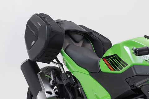 SW-Motech PRO Blaze H Saddlebag Set with Edge Protection & Heat Guard — Kawasaki
