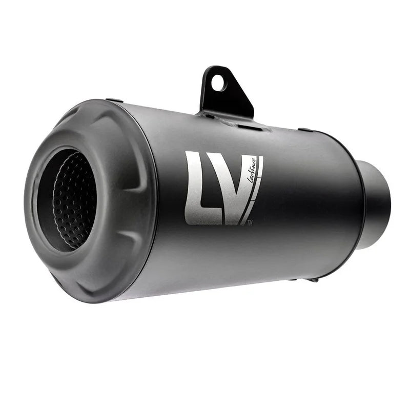 LeoVince LV-10 Full Black Slip-on Muffler Stainless Steel Ece Kawasaki (15239FB)