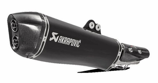 Akrapovic Slip-on Line Muffler Black Stainless Steel Carbon End Cap Kymco Ak 550 I