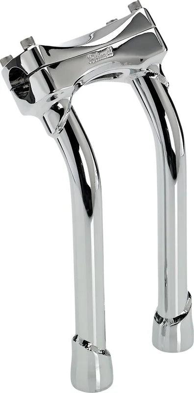 Biltwell Chrome 10" Oversized Murdock Pullback Risers