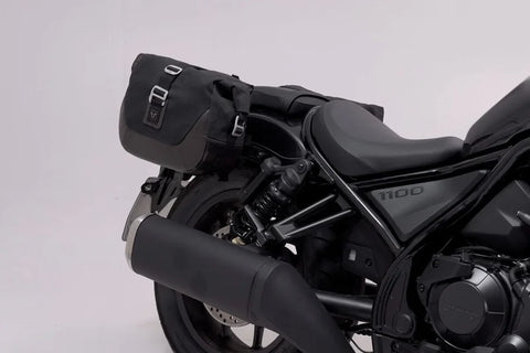 SW-Motech Legend Gear LC1 & LC 2 Side Bag System Brown Edition — Honda Rebel