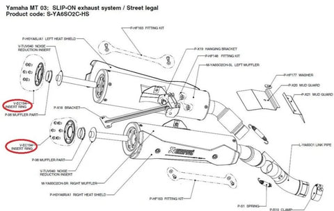 Akrapovic Insert Ring SS