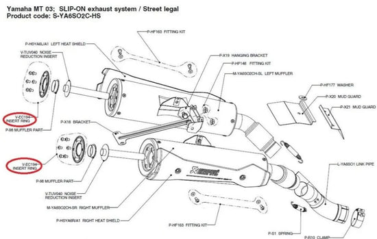 Akrapovic Insert Ring SS