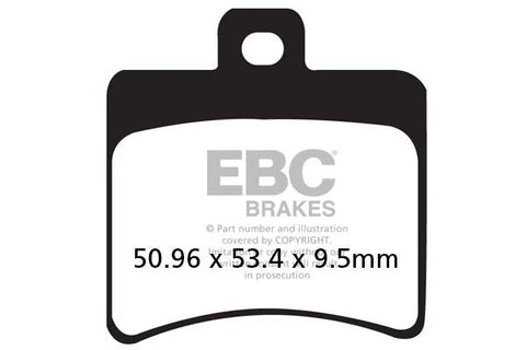 EBC Organic Rear Brake Pads SFAC298