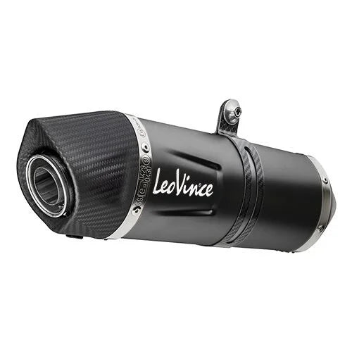 LeoVince LV One EVO Black Edition Stainless Steel Exhaust System with CAT Yamaha (14365EBK)