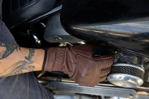 Biltwell Glove Borrego Chocolate