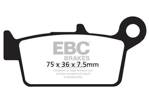 EBC Organic Rear Brake Pads Honda NSR 75 SFA131/2