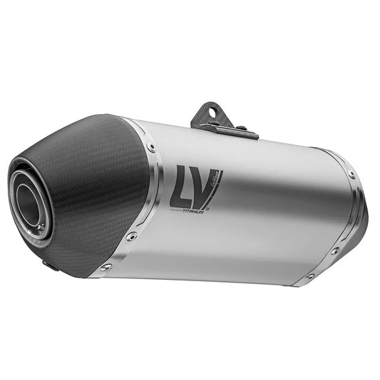 LeoVince LV-14 Titanium Slip-on Muffler Ece Moto Guzzi Pff Rider Assistance Solution / Stelvio
