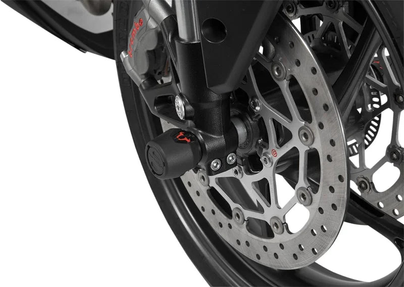 SW-Motech Front Axle Slider Set Black Suzuki GSX-S1000 / F (15-).