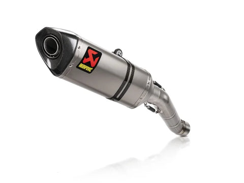 Akrapovic Slip-on Line Muffler Titanium & Carbon End Cap Aprilia