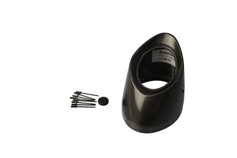 Akrapovic End Cap Set Carbon Black Vespa (V-EC179)
