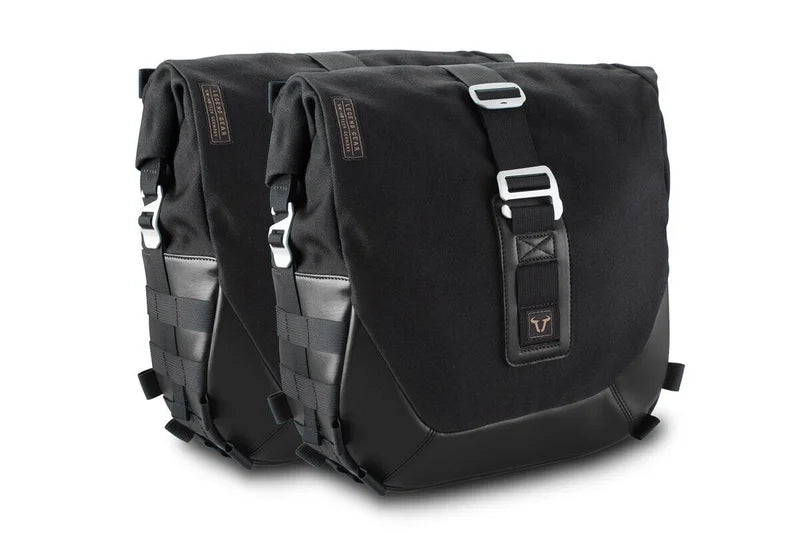 SW-Motech Legend Gear LC2 Side Bag System Black Edition — Harley-Davidson Dyna Wide Glide