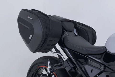 SW-Motech PRO Blaze H Saddlebag Set with Heat Guard — CFMoto SR-R 675