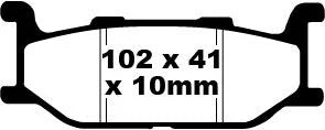 EBC Organic Front Brake Pads Yamaha XP 500 T-Max / YP 400 SFA179