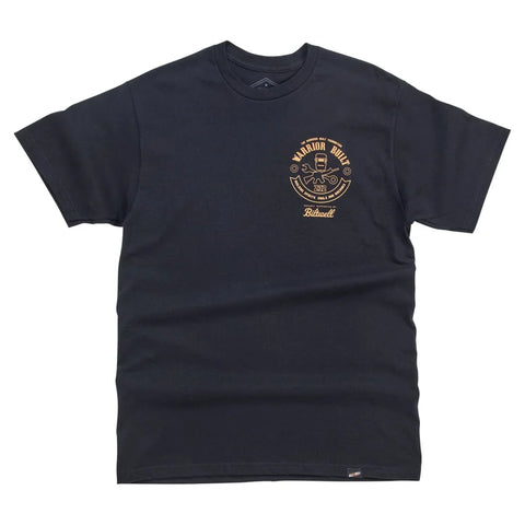 Biltwell Tee Warrior Built Eagle Black