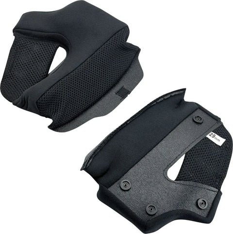 Biltwell Lane Splitter Cheek Pads Black 38mm