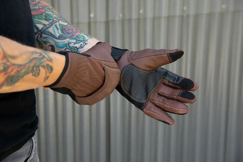 Biltwell Glove Borrego Chocolate