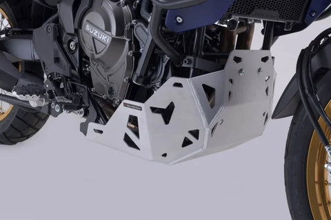 SW-Motech Engine Guard Silver — Suzuki V-Strom