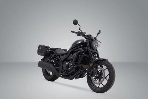 SW-Motech Legend Gear LC1 & LC 2 Side Bag System Brown Edition — Honda Rebel