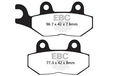 EBC Ceramic Front & Rear Brake Pads FA214