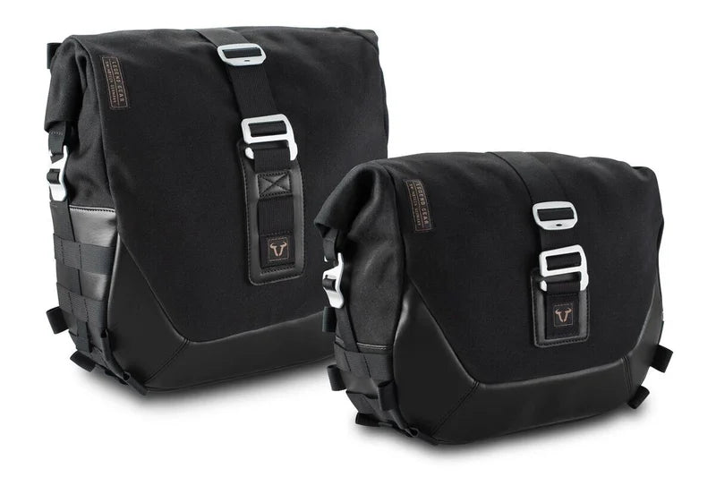 SW-Motech Legend Gear LC1 & LC 2 Side Bag System Black Edition — Honda Rebel