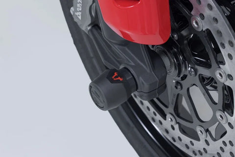SW-Motech Rear Axle Slider Set — Ducati Multistrada V2