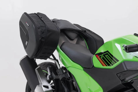 SW-Motech PRO Blaze H Saddlebag Set with Edge Protection & Heat Guard — Kawasaki