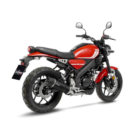 LeoVince LV One EVO Black Edition Stainless Steel Exhaust System with CAT Yamaha (14365EBK)