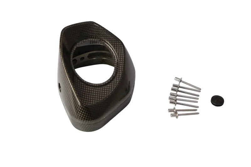 Akrapovic End Cap Set Carbon Black Honda & Yamaha