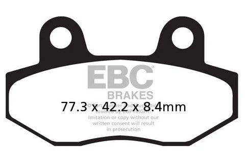 EBC Sintered Metal Front & Rear Brake Pads FA086/2HH