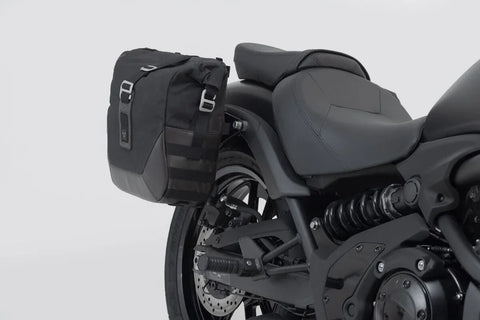 SW-Motech Legend Gear LC2 Side Bag System Black Edition — Kawasaki Vulcan S