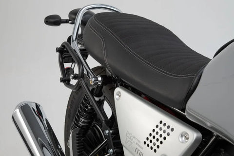SW-Motech Legend Gear LC2 Side Bag System Brown Edition — Moto Guzzi (BC.HTA.17.595.20200)