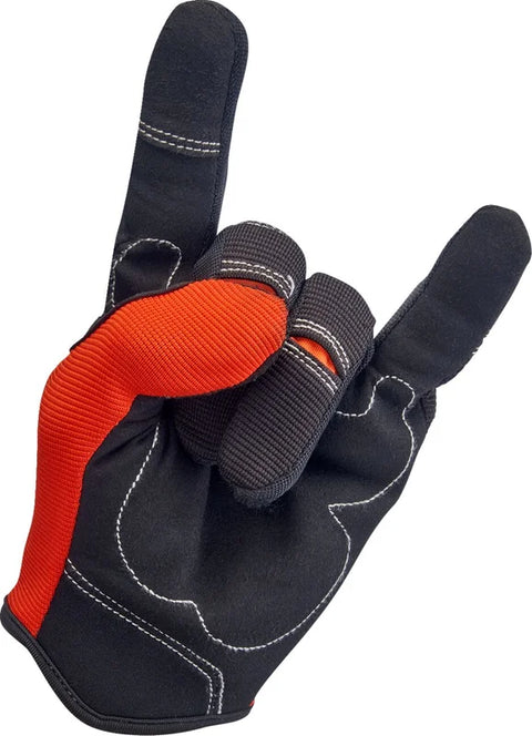 Biltwell Gloves Moto Orange/Black
