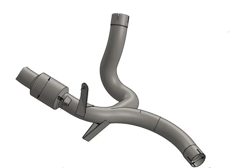 LeoVince CAT Eliminator (LINK Pipe) Ducati Multistrada 950 / Multistrada V2 950