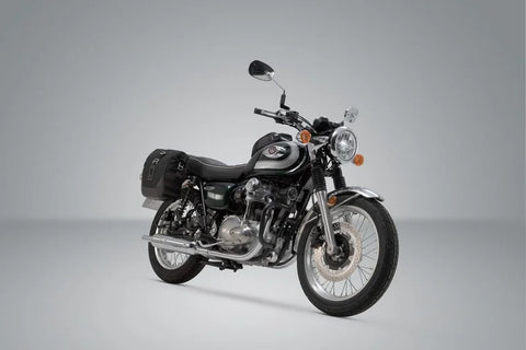 SW-Motech Legend Gear LC2 Side Bag System Black Edition — Kawasaki W 800 / Street