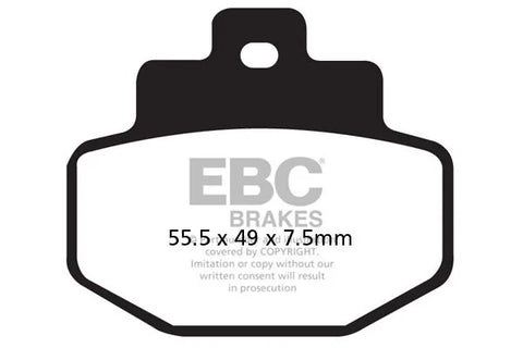 EBC Organic Rear Brake Pads SFAC321