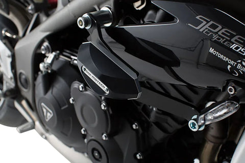 SW-Motech Frame Slider Set Black Triumph Speed Triple 1050
