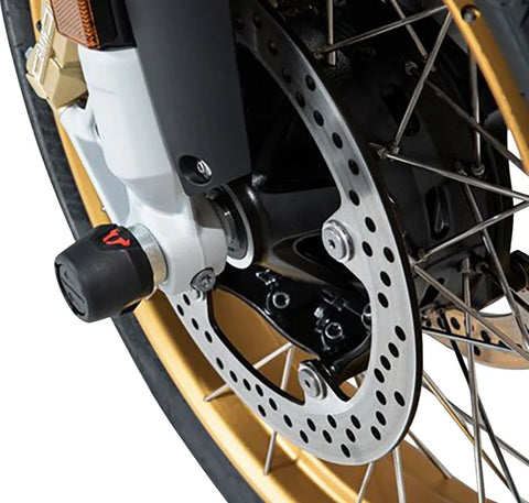 SW-Motech Front Axle Slider Set Black BMW R 1200 GS / RT, R 1250 GS / RT